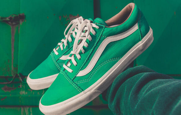 Pair Of Green Sneakers, Style Mistake Or Victory?